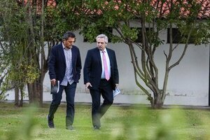 Alberto Fernández y Sergio Massa definen el reemplazo de Máximo Kirchner