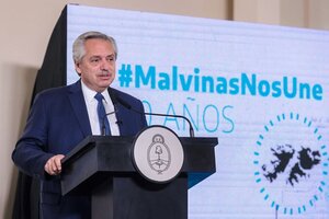 Alberto Fernández: "Las Islas Malvinas no son inglesas"