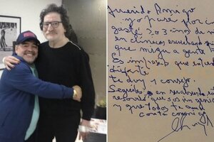 Cuando Charly García le escribió una carta a Maradona: "recordá que sos un genio y que todos te aman"