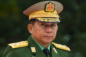 El líder golpista de Myanmar, Min Aung Hlaing, está denunciado en Argentina por genocidio