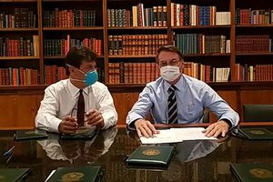 El test por coronavirus de Bolsonaro dio negativo