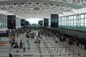 Derrumbe el el Aeropuerto de Ezeiza: Hay un muerto