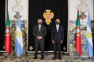 Alberto Fernández cierra su visita a Portugal con una reunión con el primer ministro António Costa