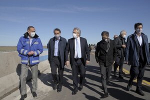 Alberto Fernández y Axel Kicillof inauguraron el tramo Chacabuco-Junín de la Autopista de la Ruta Nacional 7