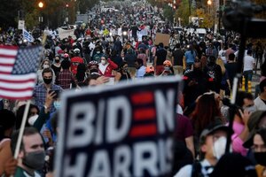Elecciones en EEUU: Miles salieron a festejar el triunfo de Biden