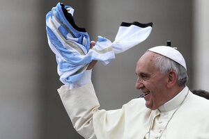 El festejo del Papa Francisco por las victorias de Argentina e Italia