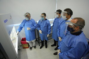 Coronavirus: inauguran el primer laboratorio municipal para realizar tests en Esteban Echeverría
