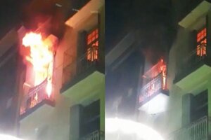 Tragedia y terror: se incendió un hotel en el centro y murió una mujer de 80 años