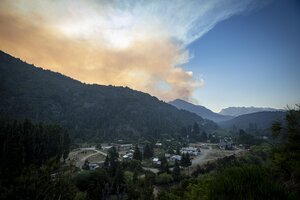 Incendios en la Patagonia: permanecen activos los focos en Neuquén, Río Negro y Chubut