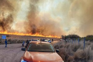 Córdoba: siguen activos los incendios en las Sierras y arrestaron a un hombre