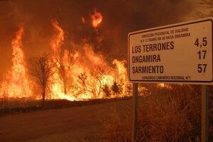 Gabriel Gasparutti: "todos los incendios son intencionales"