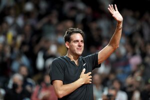 Argentina Open: Juan Martín del Potro comenzó a despedirse del tenis tras caer ante Federico Delbonis 