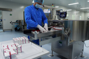 El laboratorio Richmond comienza la producción del componente 2 de la vacuna Sputnik V