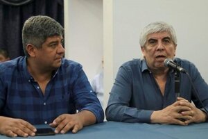 Hugo y Pablo Moyano apoyaron a Alberto Fernández y denunciaron un “intento desestabilizador" de la oposición