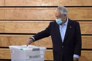 Elecciones en Chile: Sebastián Piñera votó y  le deseó "sabiduría, prudencia y éxito" a su sucesor