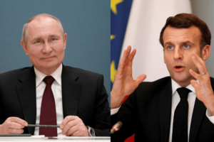 Emmanuel Macron le exigió a Putin que "cese las operaciones militares"