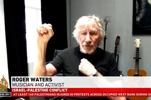Roger Waters pidió el "alto el fuego" de Israel en Gaza y se solidarizó con Palestina: "Sangro por ustedes"