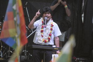 Evo Morales respaldó la fórmula del MAS luego de la postulación de Jeanine Añez