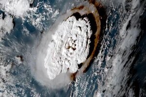 La erupción volcánica en Tonga fue "500 veces más poderosa que Hiroshima", según la NASA