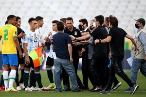 La Conmebol confirmó la suspensión del partido entre Brasil y Argentina