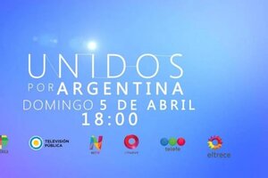 "Unidos por Argentina", el especial televisivo solidario
