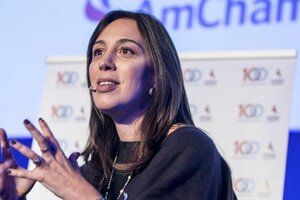 María Eugenia Vidal llamó a votar en las PASO para "frenar al kirchnerismo"