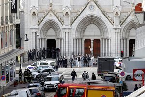 Ataque terrorista en Francia: Tres muertos en un ataque con cuchillo en una iglesia de Niza