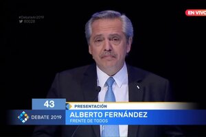 Felipe Solá: "Estoy muy conforme con el debate de Alberto Fernández"