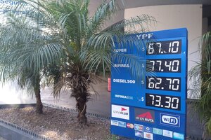 YPF aumentó 4,5 por ciento el precio de las naftas y el litro de Súper trepa a $67,10 en la Ciudad