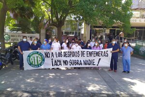 Hospital Durand: fuerte protesta contra el Gobierno porteño por el despido de enfermeras