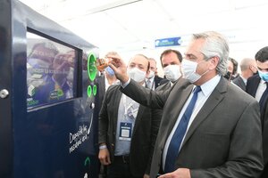 Alberto Fernández recorrió Expo Escobar