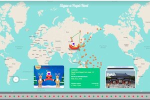 Papá Noel en tiempo real: cómo seguirlo por el mundo mientras reparte regalos esta Navidad