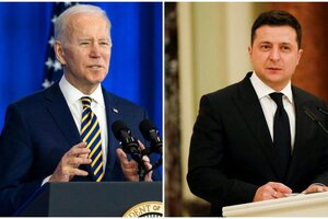 Después de las críticas a Occidente, el presidente de Ucrania habló con Joe Biden