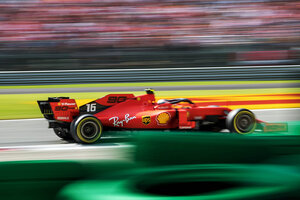 Fórmula Uno: Leclerc y Ferrari se quedaron con la pole en Monza (Fuente: AFP)