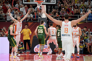 Mundial de básquet: España le ganó a Australia y es finalista (Fuente: AFP)