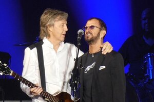 Reunión beatle en homenaje a John Lennon (Fuente: Twitter)