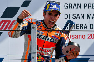 Moto GP: Márquez ganó y se acerca al título mundial (Fuente: EFE)