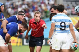 Mundial de rugby: Reconocen malos arbitrajes en la primera ronda (Fuente: AFP)