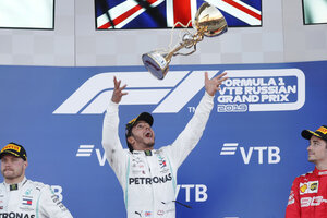 Hamilton ganó el Gran Premio de Rusia (Fuente: EFE)