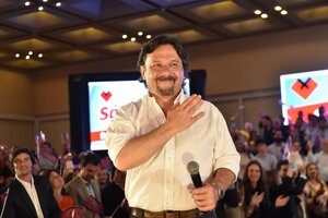 PASO Salta: Gustavo Sáenz le pegó a Leavy y se emocionó en su discurso