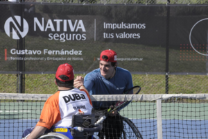 Gustavo Fernández: "De acá al final de mi carrera, quiero ganar todo" (Fuente: Prensa Gustavo Fernández / Clínica Tandil)