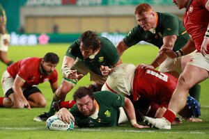 Mundial de rugby: Sudáfrica goleó a Canadá