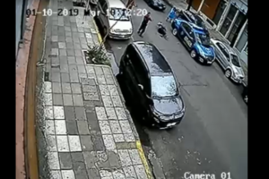 El impresionante video de cómo la policía baleó al remisero en Villa Crespo
