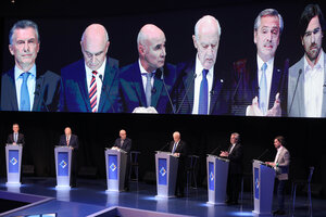 Debate presidencial: los cruces entre los candidatos  (Fuente: Joaquín Salguero)