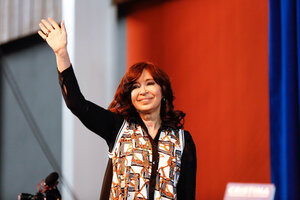 Cristina Kirchner: "Hoy la deuda es el 100 por ciento del PBI" (Fuente: Télam)