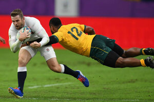 Mundial de rugby: palizas de Inglaterra y los All Blacks (Fuente: AFP)