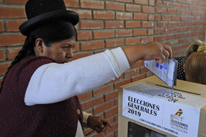 Elecciones en Bolivia: calma chicha en las calles de La Paz (Fuente: AFP)