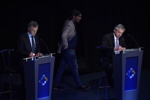 Debate presidencial: Seis tácticas en un formato rígido (Fuente: AFP)