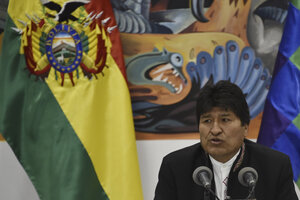 Evo Morales denunció un intento de Golpe de Estado