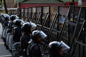 Con la seguridad en todas partes (Fuente: AFP)